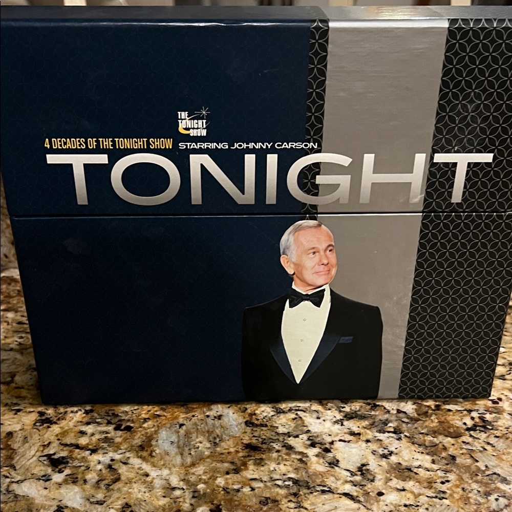 TONIGHT Box Set Featuring Johnny Carson - Navy & Silver